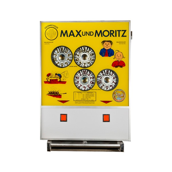 "MAX UND MORITZ" von Bergmann mit gelber Scheibe auf EURO umgerüstet